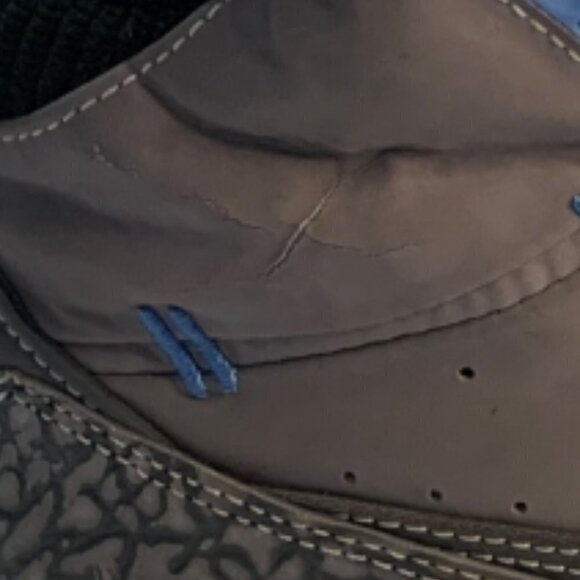 Jordan 2.5 TEAM GS BRED BASKETBALL SHOES Size Boy’s 7Y/Women's 8.5 Gray and Bl… - Picture 8 of 10